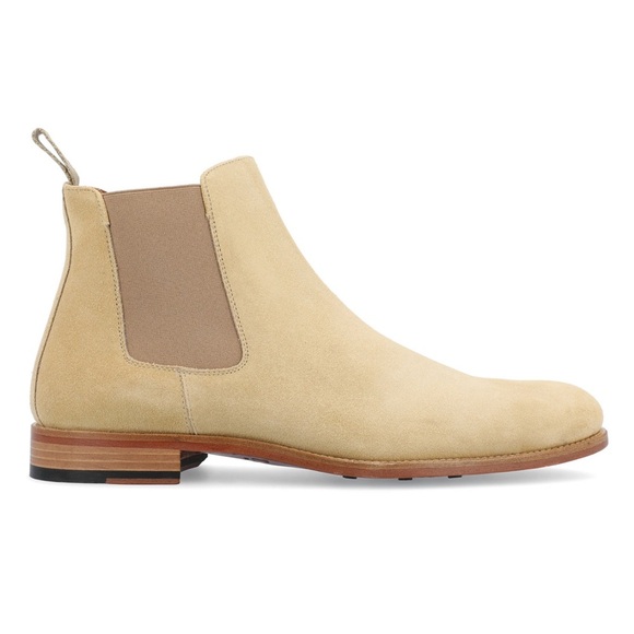 Taft Men\'s Jude Handcrafted Suede Chelsea Slip-on Boots- Tonal- Size 8.5 main image 8